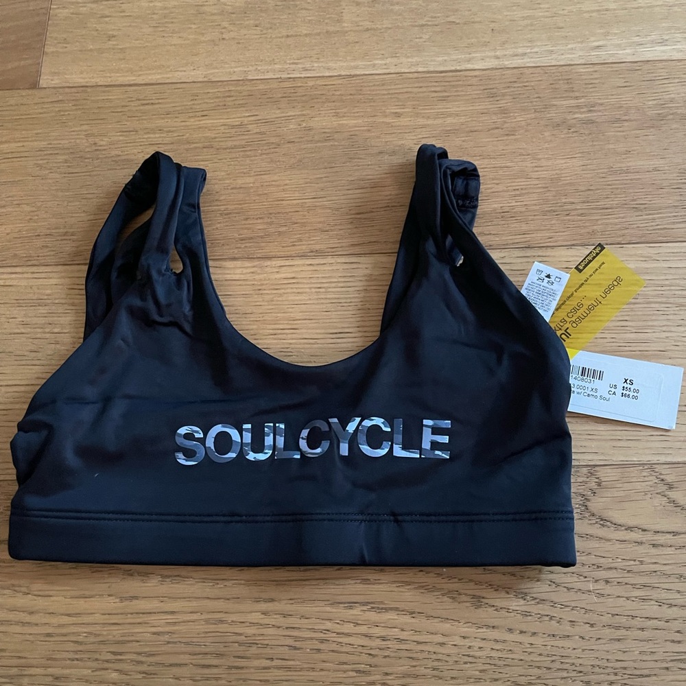 Black Nike Bra with Soul Camo